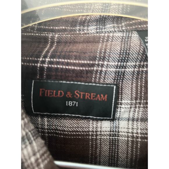 Field And Stream Men’s Medium Long Sleeve Flannel Button Up Shirt - Picture 5 of 10